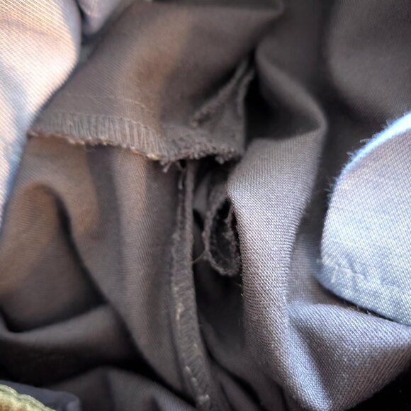 Scotch & Soda Amsterdam Mens Sz S Navy Green Fave Drawstring Pockets Taper Pants - Picture 7 of 12